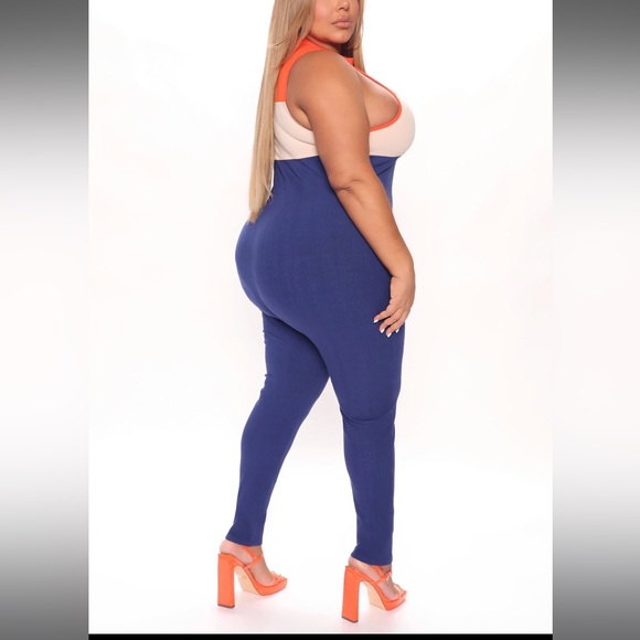 Color block jumpsuit - Picture 3 of 3